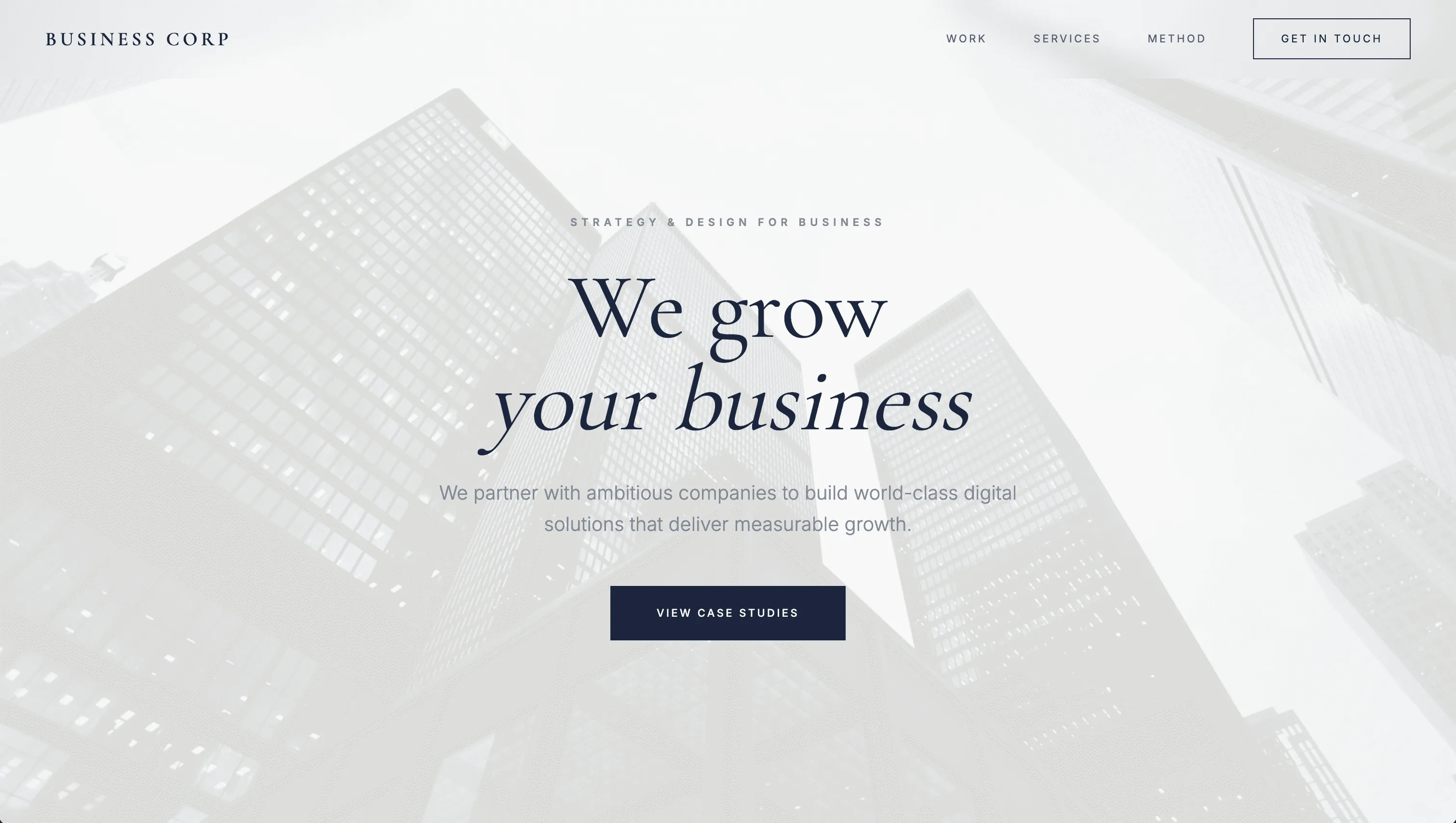 Business Corp — Strategy & Design